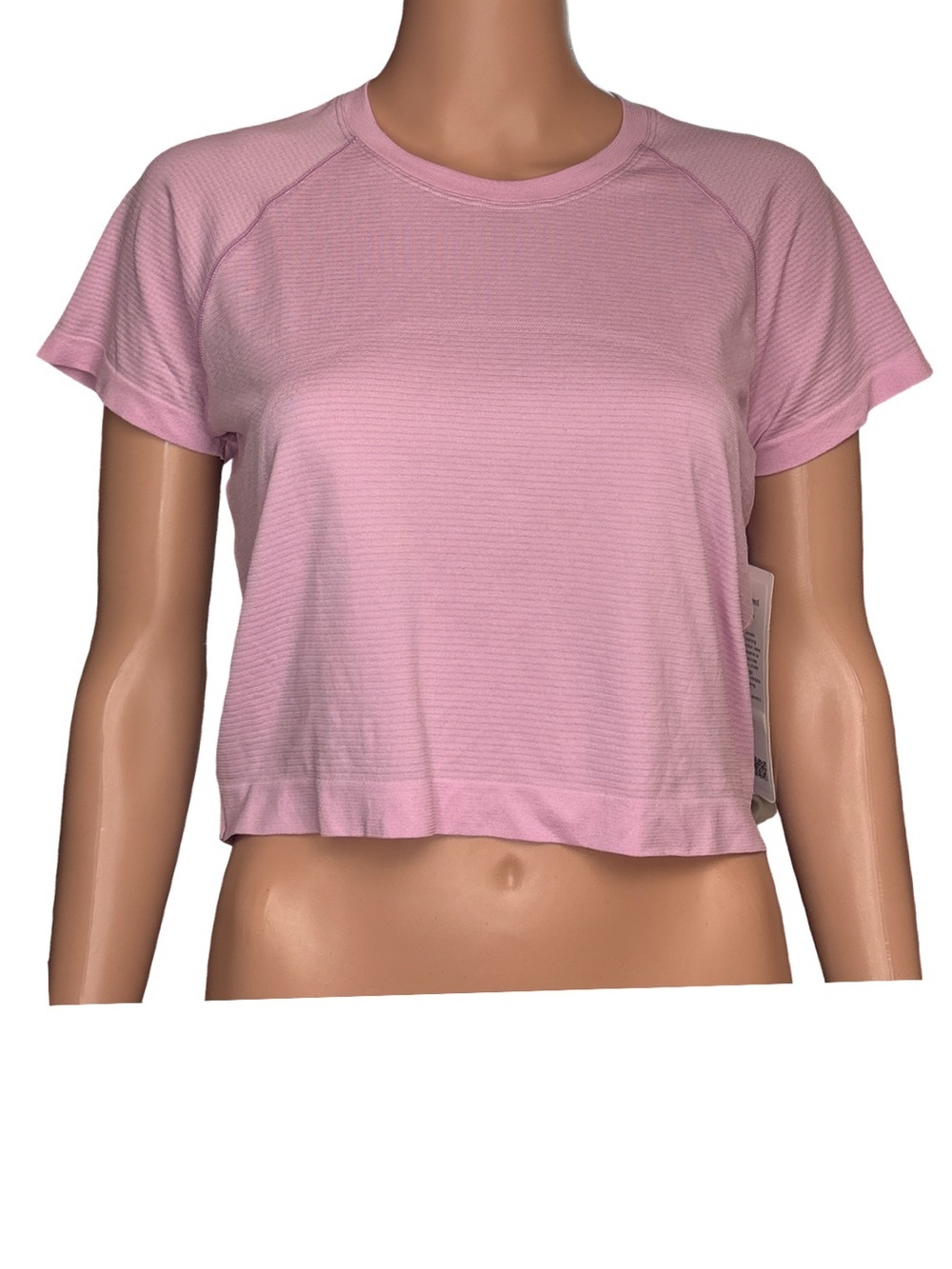 Lululemon Light Pink Short Sleeve Athletic Top Size 12 NWT